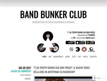 Tablet Screenshot of bandbunkerclub.com